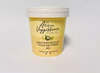 Mängden socker i Glace noix de coco coulis de citron bio