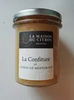 Mängden socker i La Confiture de Citron de Menton IGP