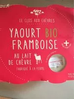 Mängden socker i Yaourt lait de chevre framboise