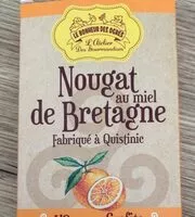 Mängden socker i NOUGAT au miel de BRETAGNR