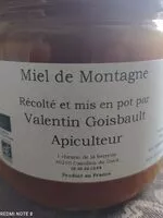 Mängden socker i Miel de montagne