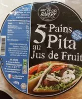 Mängden socker i 5 pains pita au jus de fruit