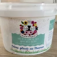 Mängden socker i Crèmes glacées fermières