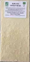 Mängden socker i Blanc coco chocolat 100%