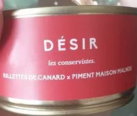 Mängden socker i Rillettes de canard