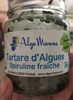 Mängden socker i Tartare d'algues spiruline fraiche
