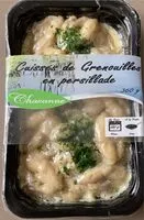 Mängden socker i Cuisses de grenouilles