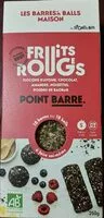 Mängden socker i Point barre Fruits rouges
