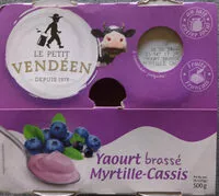 Mängden socker i Yaourt brassé myrtille-cassis