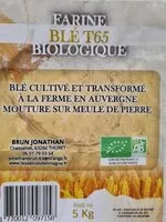 Mängden socker i Farine blé T65 biologique