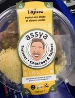 Mängden socker i Tajine Poulet aux olives et citrons confits