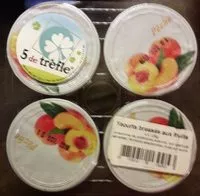 Mängden socker i Yaourt brassée aux fruits