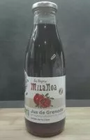 Mängden socker i Jus de grenade bio