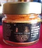 Mängden socker i Tartinade de peperoni et truffe d'été