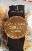 Mängden socker i Canistrelli noisette