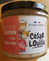 Mängden socker i Rillettes de saumon à la ciboulettes