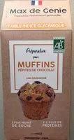 Mängden socker i Max de Génie Préparation pour muffins aux pépites de chocolat
