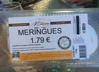 Mängden socker i Meringues