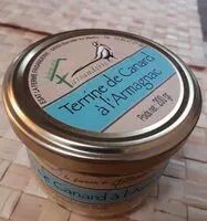 Mängden socker i Terrines de canard à l'Armagnac