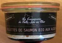 Mängden socker i Rillettes de saumon bio aux alges