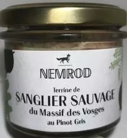 Mängden socker i Terrine Sanglier Sauvage du Massif des Vosges au Pinot Gris