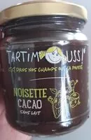 Mängden socker i Tartimouss! Noisette Cacao sans lait
