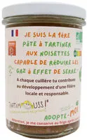 Mängden socker i Pâte à tartiner BIO aux noisettes