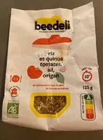 Mängden socker i Riz et quinoa, tomates, ail, origan