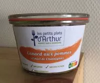 Mängden socker i Canard aux pommes et miel de châtaignier