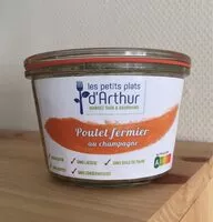 Mängden socker i Poulet fermier au champagne