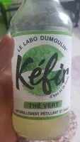 Mängden socker i Kéfir de fruits Thé Vert Menthe bio
