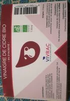 Mängden socker i Vinaigre de Cidre Bio