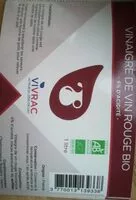 Mängden socker i Vinaigre de Vin rouge Bio 6% d'acidité