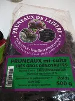 Mängden socker i Pruneaux