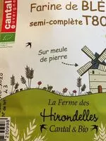 Mängden socker i Farine de ble semi-complete T80