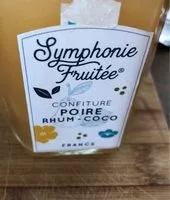 Mängden socker i Symphonie Fruitee - Artisanal Pear Rum Coconut Jam, 330g (11.6oz)