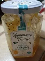 Mängden socker i Symphonie Fruitee - Pineapple Rum Poppy Jam, 330g (11.6oz)