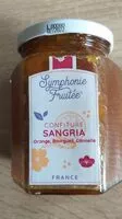 Mängden socker i Symphonie Fruitee - Sangria Jam (Orange, Wine & Cinnamon), 330g (11.6oz)