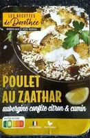 Mängden socker i Poulet au zaatar aubergines confites citron et cumin