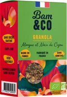Mängden socker i Granola Mangue et Noix de Cajou