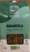 Mängden socker i Granola Origan et Romarin 200g BIO