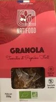 Mängden socker i Granola Tomates et Paprika Fort 200g BIO