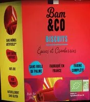 Mängden socker i Biscuits Pain d'Épices et Cranberries 100g BIO