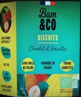 Mängden socker i Biscuits Chocolat et Noisettes 100g BIO