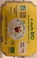 Mängden socker i 6 Oeufs Bio "Les Galinettes du Tioulas"