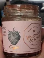 Mängden socker i Confiture fraise rhubarbe et biscuits de reims