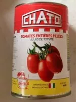 Mängden socker i Tomates entières pelées