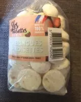 Mängden socker i Meringues aux noisettes