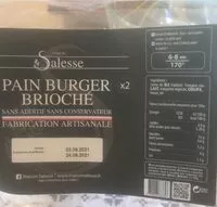 Mängden socker i Pains burger briochés