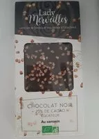 Mängden socker i Chocolat Noir 70% au sarrasin